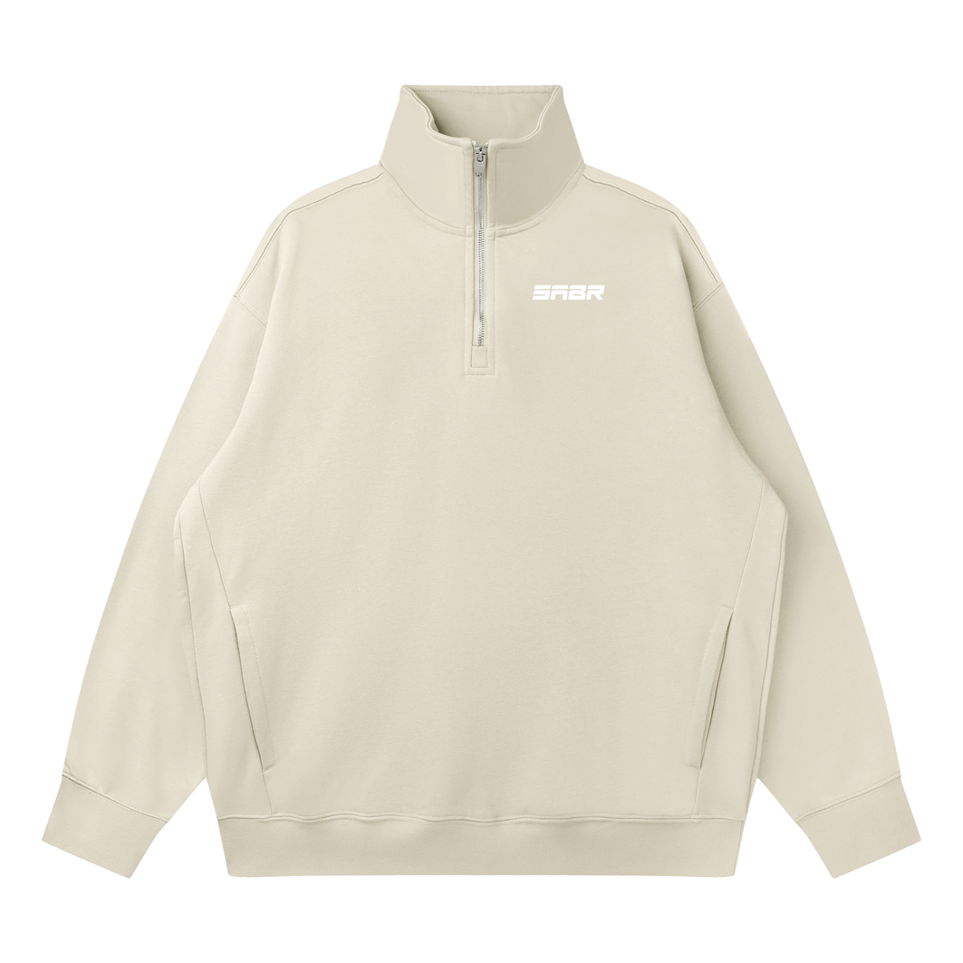 Quarter-Zip Drop Shoulder Sweatshirt