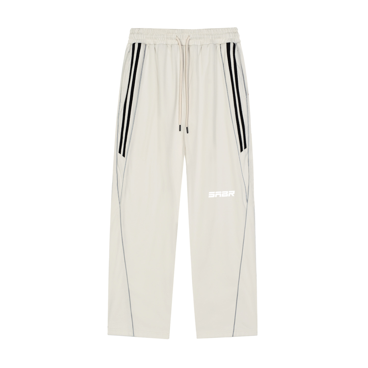 Reflection Striped Straight-Leg Sweatpants