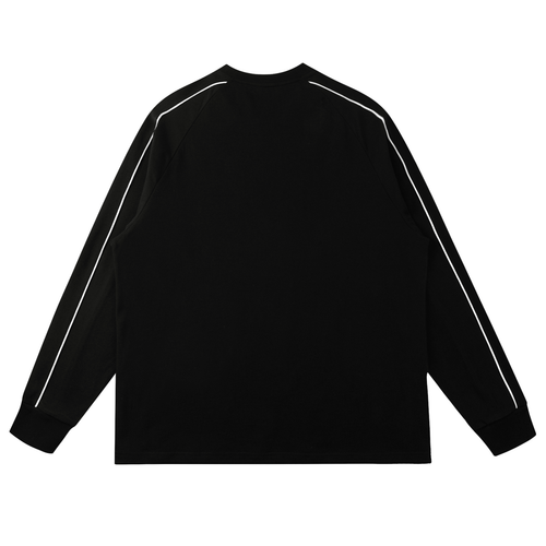 Contrast Panel Raglan Sweatshirt